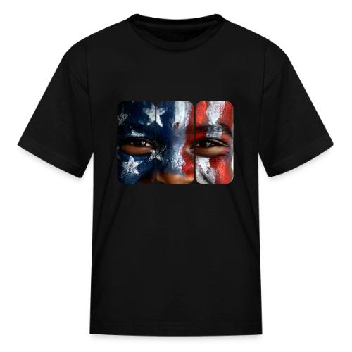 USA: Three Panels of Pride - Kid's T-Shirt