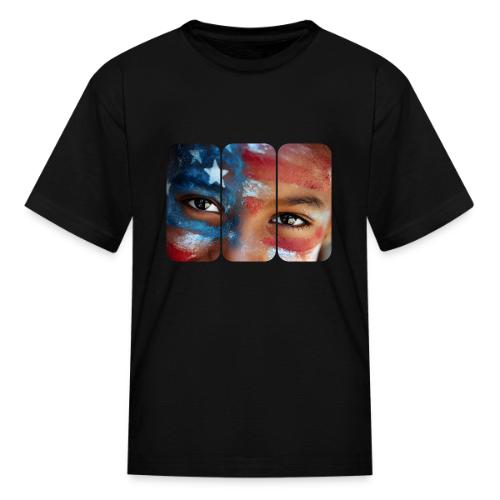 USA: Eyes of the Flag - Kid's T-Shirt