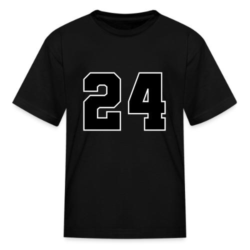 Varsity Number 24 College Font - Kid's T-Shirt