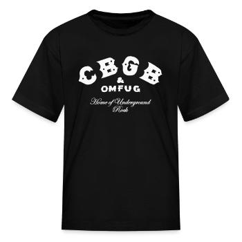 cbgb - Kid's T-Shirt - black - Front