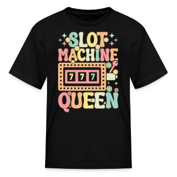 Groovy Casino Lover Gambling - Kid's T-Shirt - black - Front