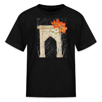 Ancient Roman Gate - Kid's T-Shirt - black - Front