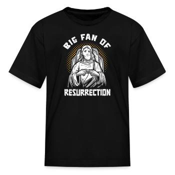 Christian Christianity Ressurection - Kid's T-Shirt - black - Front