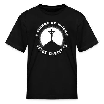 Christian Christianity - Kid's T-Shirt - black - Front
