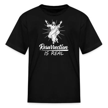 Christian Christianity Resurrection - Kid's T-Shirt - black - Front
