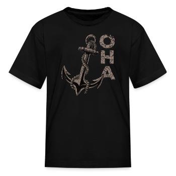 Oha Anchor North German Panic Attack - Kid's T-Shirt - black - Front