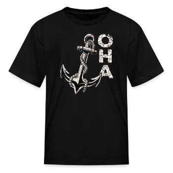 Oha Anchor North German Panic Attack - Kid's T-Shirt - black - Front