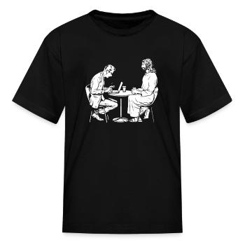 Christian Christianity - Kid's T-Shirt - black - Front