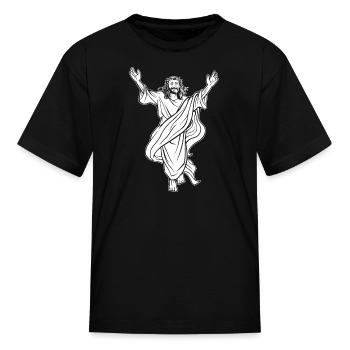 Christian Christianity - Kid's T-Shirt - black - Front