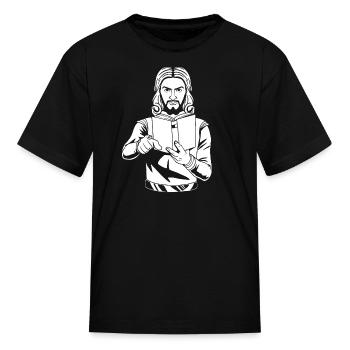 Christian Christianity - Kid's T-Shirt - black - Front