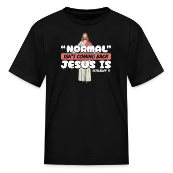 Christian Christianity - Kid's T-Shirt - black - Front
