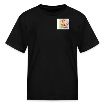 Artist Shirt, Artist Paint Palette And Brushes - Kid's T-Shirt - black - Front