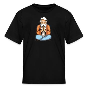 Christian Christianity Grandpa - Kid's T-Shirt - black - Front