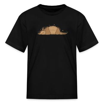 Armadillo Mammal Desert USA - Kid's T-Shirt - black - Front