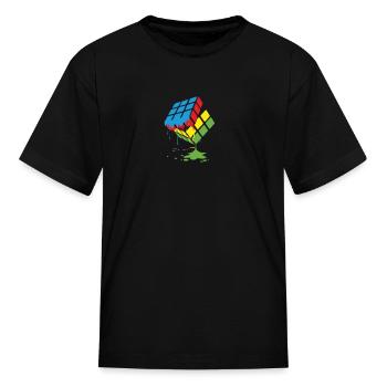 Rubix Cube - Kid's T-Shirt - black - Front