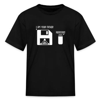 Nerd Geek - Kid's T-Shirt - black - Front