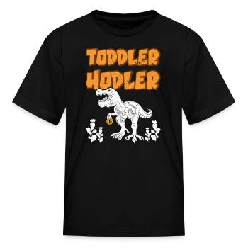 Toddler Hodler - Kid's T-Shirt - black - Front