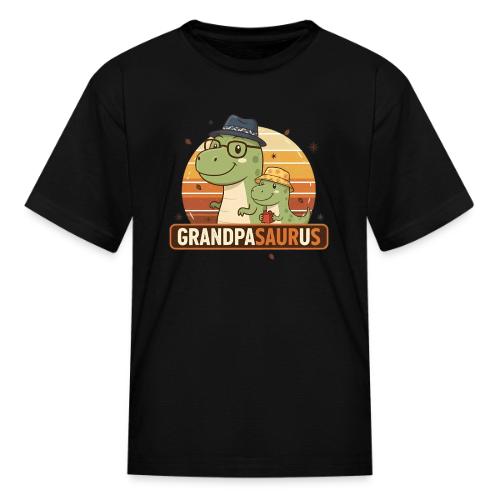 GrandpaSaurus Sunset Duo - Kid's T-Shirt