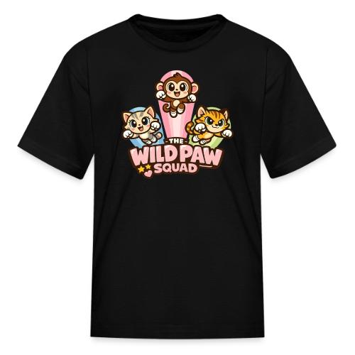 Wild Paw Squad Cute Animal Friends - Kid's T-Shirt