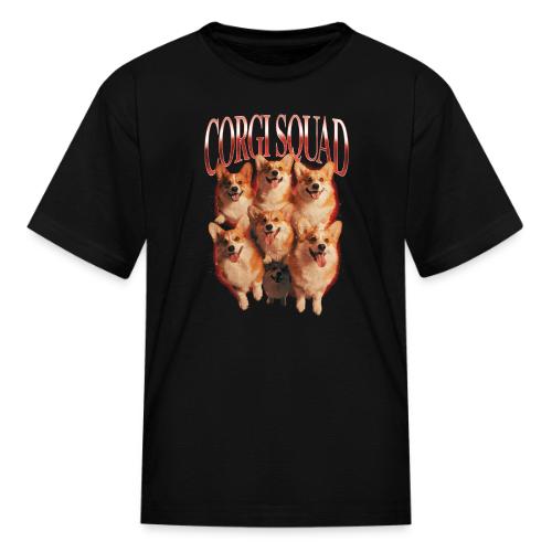 Corgi Squad Funny Dog Lover Vintage Shirt - Kid's T-Shirt