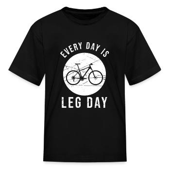 Bike Bike Riding Biking Bike MTB Dirt - Kid's T-Shirt - black - Front