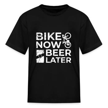 Bike Bike Riding Biking Bike MTB Dirt - Kid's T-Shirt - black - Front