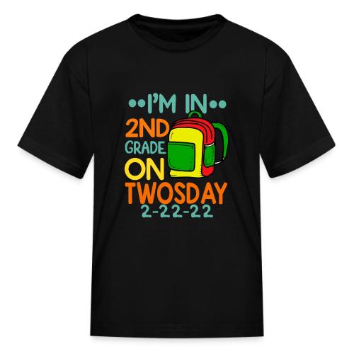 I'm 2nd Grade On Twosday 02-22-2022 Twosday 2022 - Kid's T-Shirt