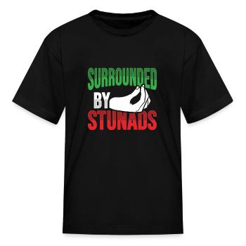 Italian Hand Gesture Design for an Italian guy - Kid's T-Shirt - black - Front