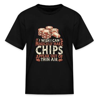 Casino Gamble Gambling - Kid's T-Shirt - black - Front