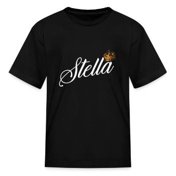 Stella Name for Women Kids Toddlers - Stella - Kid's T-Shirt - black - Front