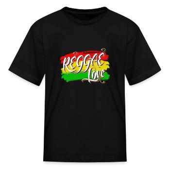 REGGAE AMOUR - T-shirt Enfant - noir - Devant