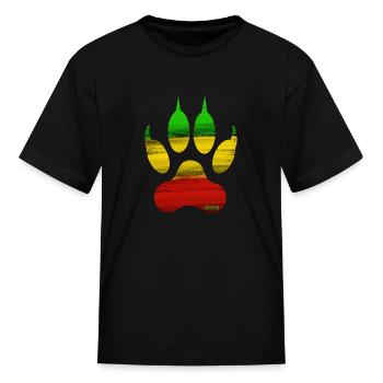 REGGAE LION PAW - T-shirt Enfant - noir - Devant
