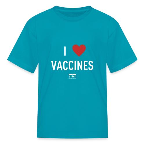 I heart vaccines Immunize Colorado Logo 1 - Kid's T-Shirt