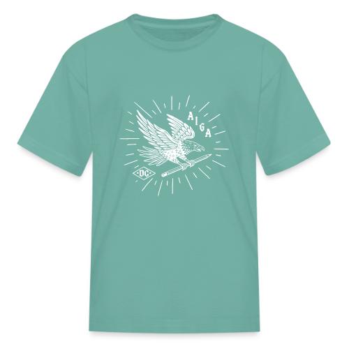 Fly Like an AIGA DC Eagle (white) - Kid's T-Shirt