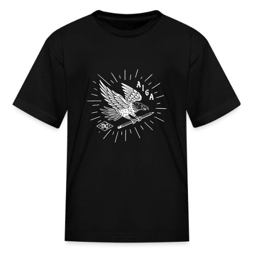 Fly Like an AIGA DC Eagle (white) - Kid's T-Shirt