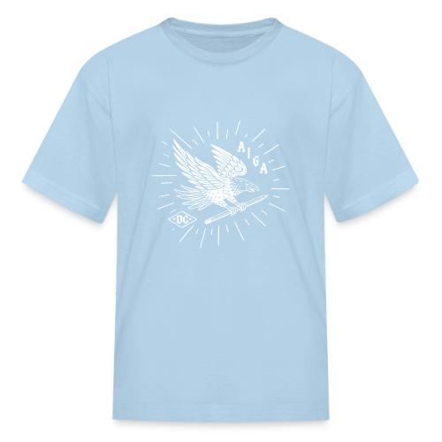 Fly Like an AIGA DC Eagle (white) - Kid's T-Shirt