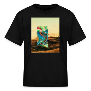 Field Transcended - Kid's T-Shirt - black - Front