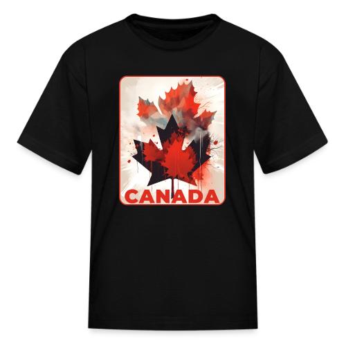 Canada Inked Leaf - Kid's T-Shirt