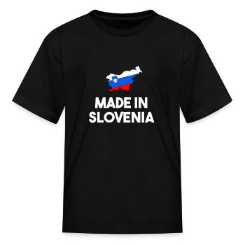 Slovenia! - Kid's T-Shirt - black - Front