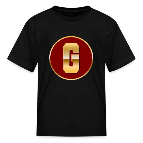 Letter G – Capital Varsity Alphabet Monogram - Kid's T-Shirt