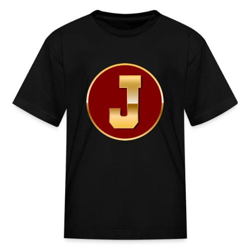 Letter J – Capital Varsity Alphabet Monogram - Kid's T-Shirt