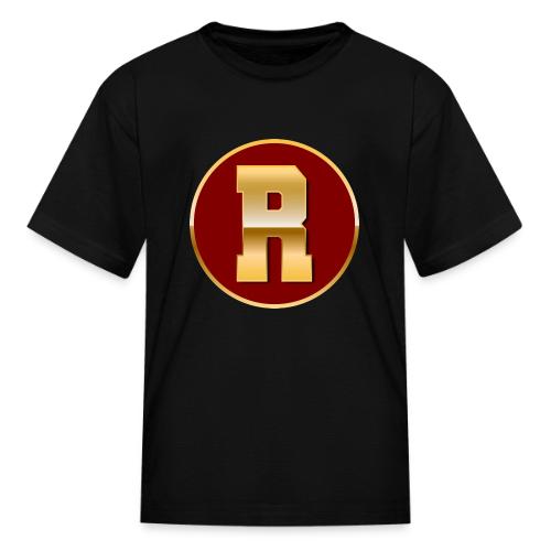 Letter R – Capital Varsity Alphabet Monogram - Kid's T-Shirt