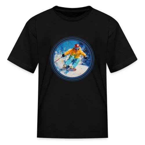 Born for Skiing - Kid's T-Shirt