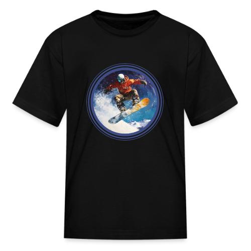 Snowboarding Rush - Kid's T-Shirt