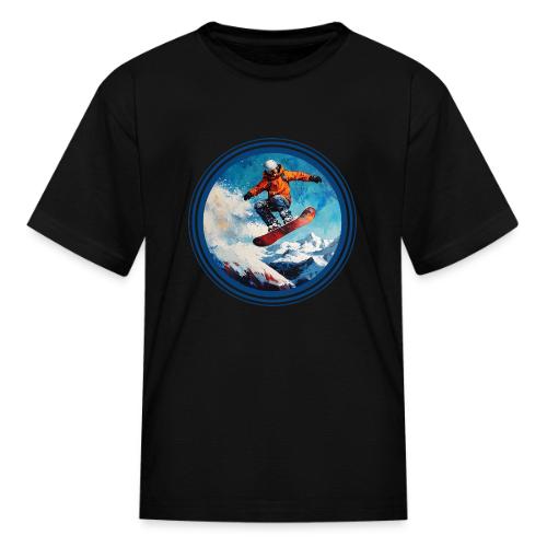 Snowboarding Vibes - Kid's T-Shirt