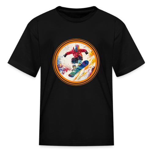 Snowboarding Horizon - Kid's T-Shirt