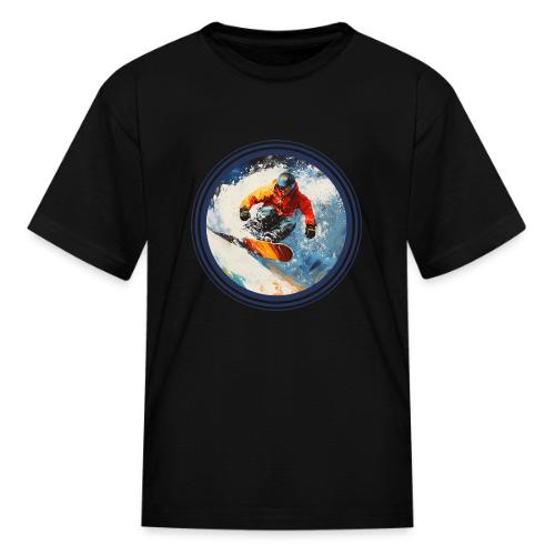 Snowboarding Rebel - Kid's T-Shirt