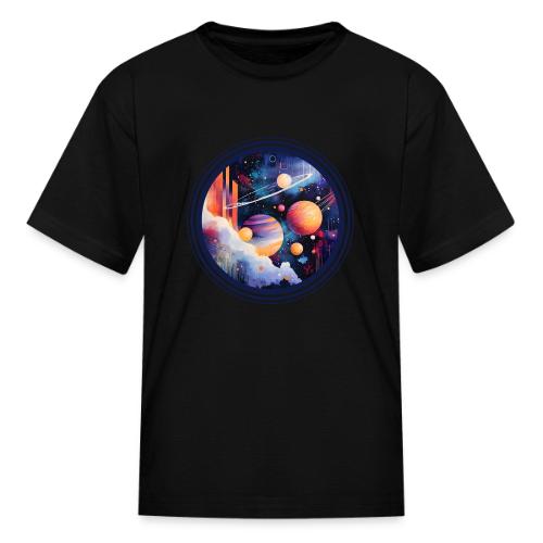 Floating Planetscape - Kid's T-Shirt