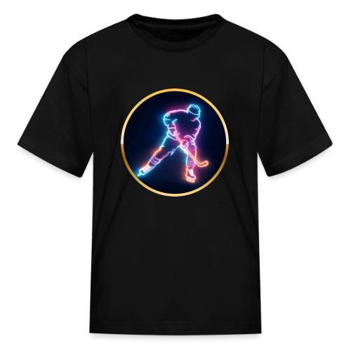 Golden Neon Hockey - Kid's T-Shirt