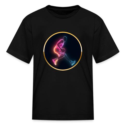 Basketball: Golden Court Glow - Kid's T-Shirt